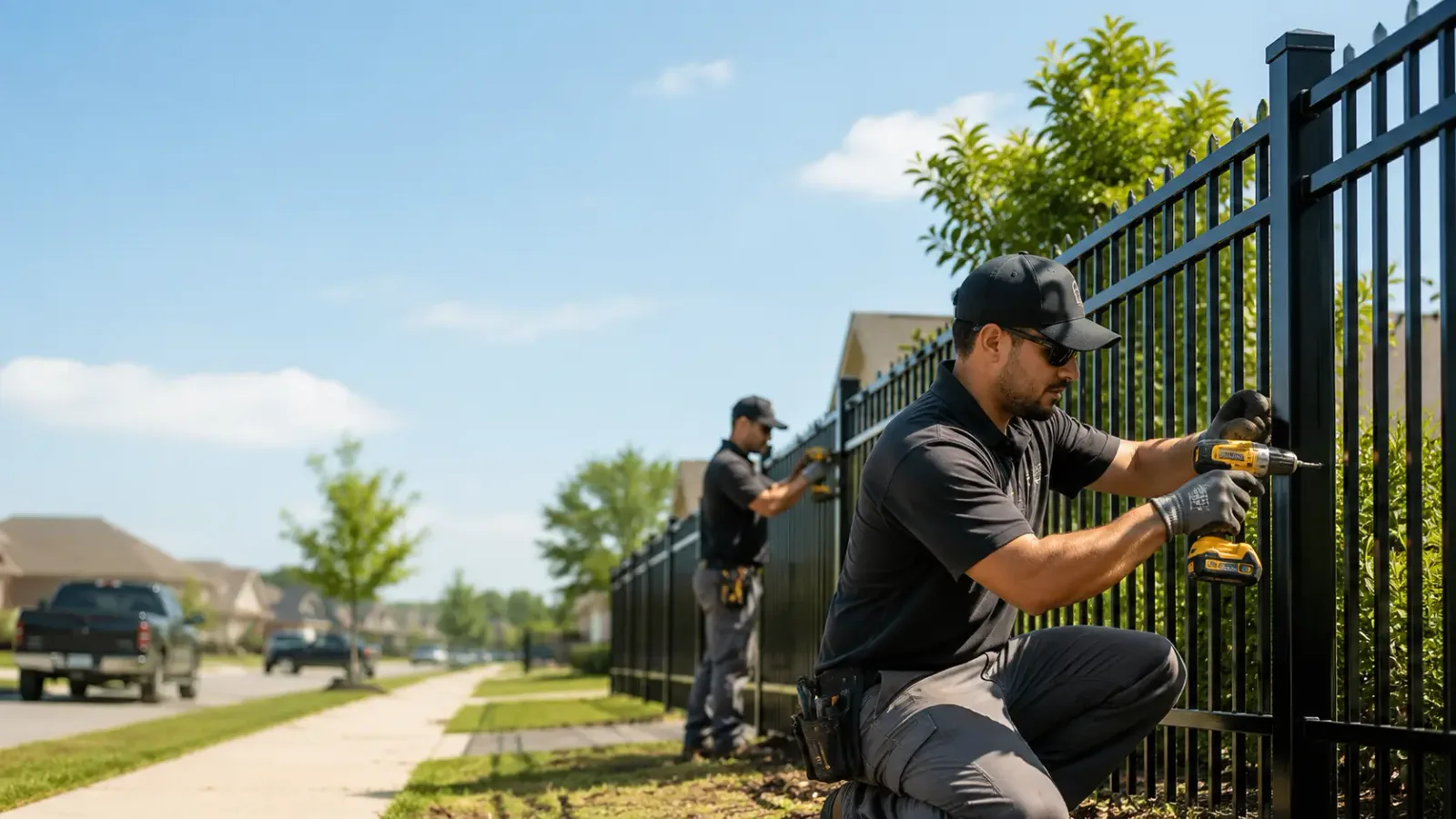 Metal Fence Installation in Troy, NY